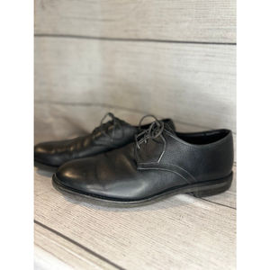 Mens Allen Edmonds Surrey Derby Black Leather Dress Shoes 10